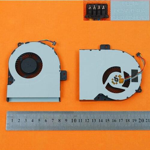 New Laptop Cooling Fan for ASUS X751 X751M X751MA X751L X751LD X751LB 4pin 5V 0.4A(Original) PN:KSB0705HBA01