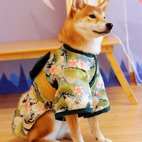 Clothes For Dog Cats Pet Summer Japanese Kimono French Bulldog Corgi Chihuahua Shiba Inu Puppy Suit For Dogs