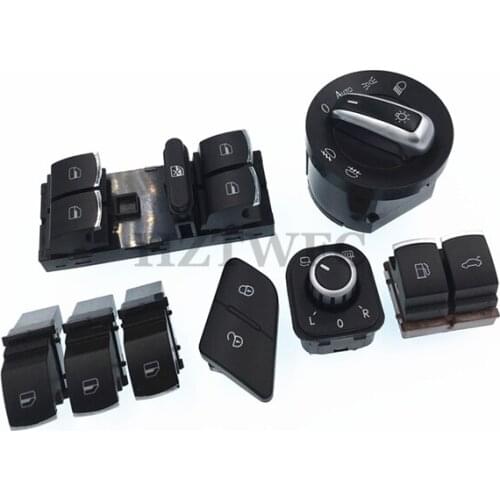 Lock/unlock Tailgate & Fuel Flap Window Headlight Mirror Switch 5ND959857 35D959903 3C0962125B 5ND941431B For VW Passat B6/3C