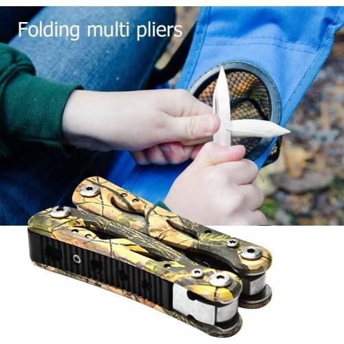 Practical Pliers Folding Stainless Steel Screwdriver Pliers Bottle Opener Outdoor Fishing Tools for Campings Survival