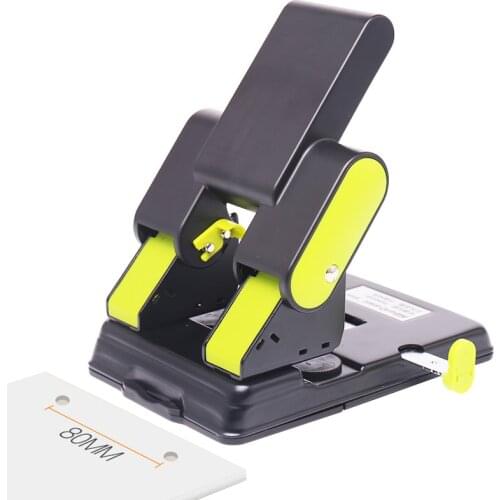 Metal Heavy Duty 2 Holes Punch Paper Cutter Loose-Leaf Punch Scrapbooking Tools Hole Puncher DIY Office Binding Stationery