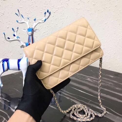 Luxury handbags designer bag women top quality crossbody bag genuine leather mini purse feminina chain caviar shoulder bags woc