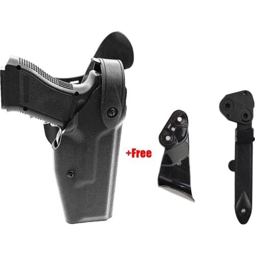 Tactical Belt Gun Holster Safety Arch Buckle for Glock 17 19 Usp M1911 P226 M9 Airsoft Pistol Waist Holster Button Accessories