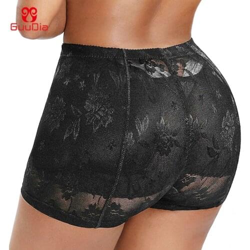 GUUDIA Womens Seamless Butt Lifter Boyshort Padded Po Panties Hip Enhancer Underwear Lifting Briefs Boxers Fake Brazillian Butt