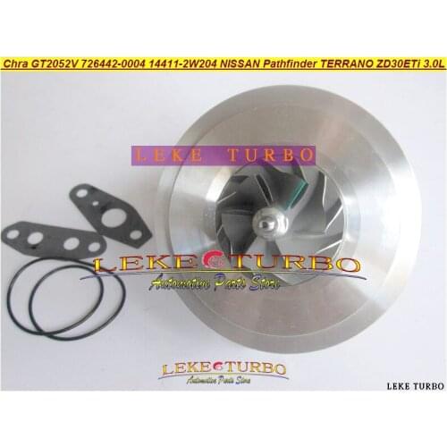 Turbo Cartridge Chra GT2052V 726442-0004 726442-0001 726442-5004S 726442 14411-2W204 For NISSAN Pathfinder TERRANO ZD30ETi 3.0L