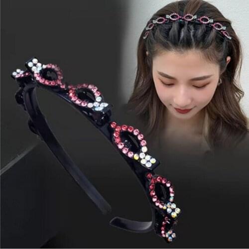 Women Double Bangs Hairstyle Hair Clips Hairpin Accessory Hairstyle Hairpin Hairband Salon Hair Decoration Clips Hairband