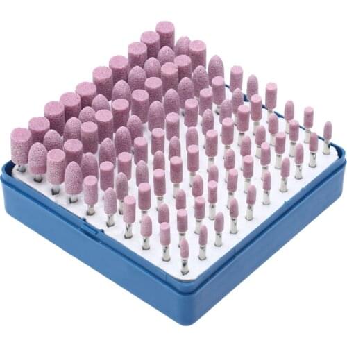 100Pcs Dremel Accessories Metal Polishing Wheel Abrasive Stone Set Grinding Head Wood Polishing Wheel Tool For Abrasive Tools