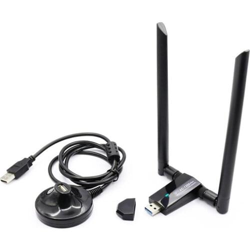 1200Mbps Long Range AC1200 Dual Band 5GHz Wireless USB 3.0 WiFi Adapter