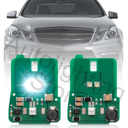 2X Xenon White HID Matching LED Parking Position Light Car Accessory No Error For Pre-LCI Mercedes E-Clase W212 Sidelight 10-13