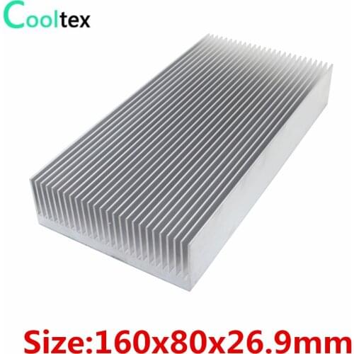 4pcs 160x80x26.9mm Aluminum Heatsink radiator for Chip LED Electronic integrated circuit heat dissipation COOLER cooling