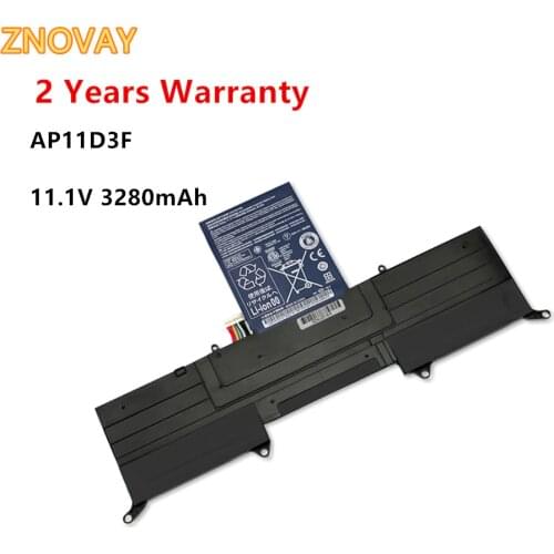 11.1V 3280mAh/36.4WH AP11D3F Laptop Battery fit for Acer Aspire S3 S3-951 S3-391 MS2346 S3-391-6407 Notebook AP11D4F