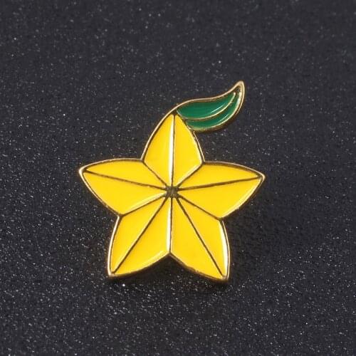 Game Kingdom Hearts Brooches Pins Yellow Enamel Paopu Fruit Sora Keyblade Key of Memories Metal Badge Lapel Bag Cute Pins