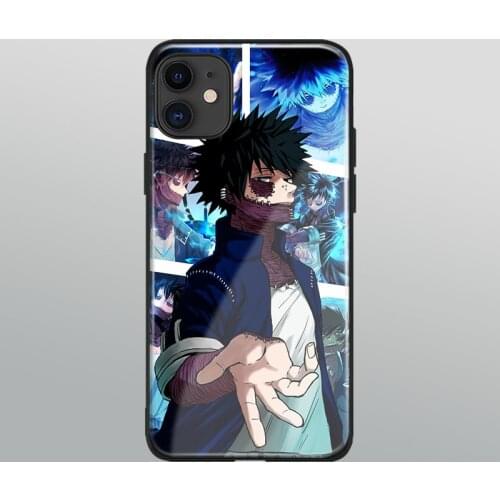 Dabi My Hero Academia anime Tempered Glass Soft Silicone For iPhone SE 6s 7 8 Plus X XR XS 11 Pro Max Phone Case Cover Shell