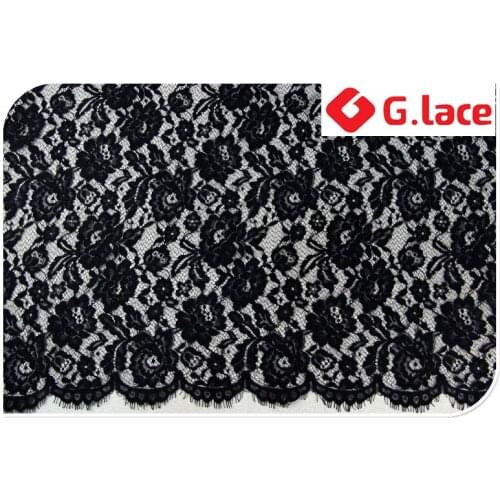 GLace Eyelash Lace 3m/lot Lace Fabric 3colours fashion noble garment DIY accessories Wedding lace clothing dress XT012