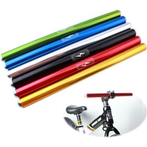 Bicycle Horizental Balance Handle Bars 25.4mm Straight Handlebar For Fixie Gear Foldable Bike Parts