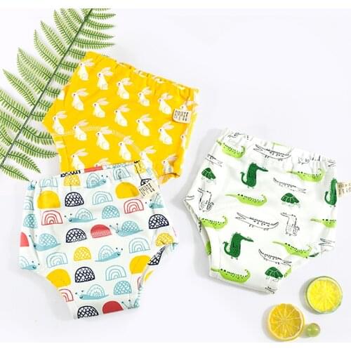 Cotton Baby Training Pants Infant 9 Layer Waterproof Reusable Shorts Underwear Cloth Baby Diaper Nappies Panties Nappy Changing