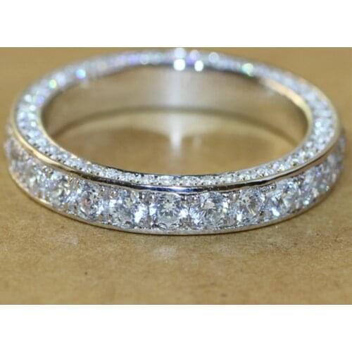 Huitan Simple Women Wedding Party Finger Rings Dazzling Cubic Zircon Anniversary Gift Proposal Ring Timeless Classic Jewelry