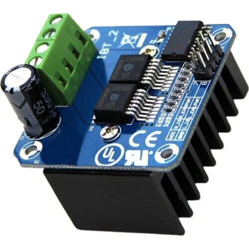 IBT-2 High Power Motor Driver Module Smart Car Driver Module Two-channel PWM MCU Protect GND. 5V. PWM1. PWM2