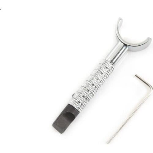 DIY Handmade leather art Leather carving tool Rotary knife Leather carving knife Chestnut Edge oil pen Pen oil box