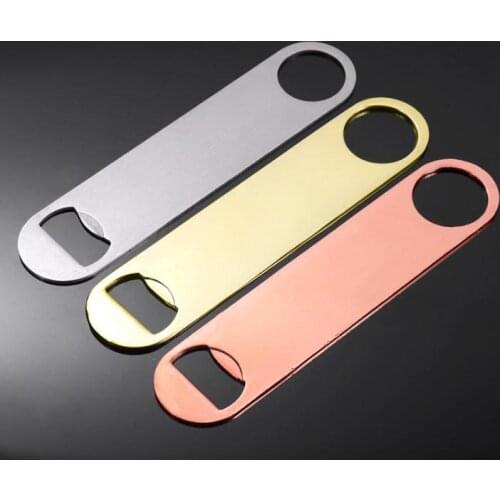 Creative all-steel fancy bottle opener Straight American style beer bottle opener Home restaurant stainless steel opener SN1991