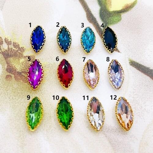 Creative crystal jewelry accessories high-end bridal wedding decoration holiday handmade shiny glass rhinestone wholesale price