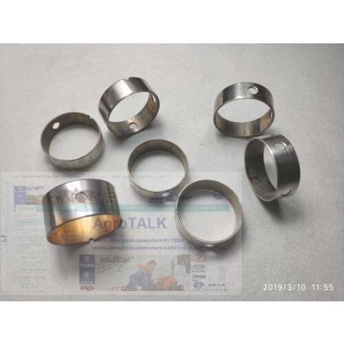 Set of camshaft bushings for YTO China II engine LR4105/LR4108/LR4110/LR6105/LR6108/LR6110, part number: LR020106 + LR020107