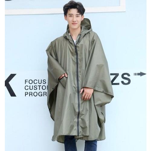 High Quality New Impermeable Raincoats Women/Men Jungle Rain Poncho Backpack Rain Coat Cycling Climbing Hiking Travel Rain Cover