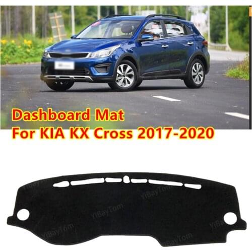 For KIA KX Cross Rio X-Line 2017-2020 Anti-Slip Mat Sunshade Dashmat Protect Carpet Dashboard Cover Pad Accessories
