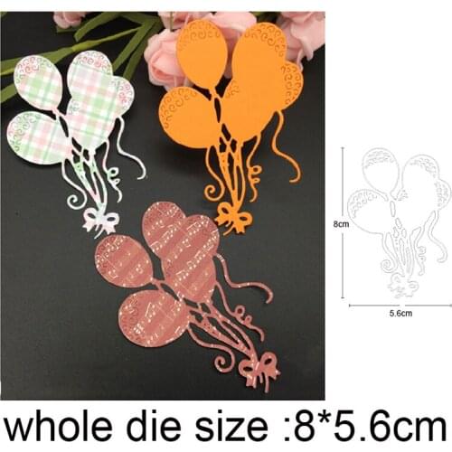 Christmas Balloons Metal Cutting Dies stamps dies Stencils DIY Scrapbooking dies Album Card Making Embossing Die Cuts Craft dies