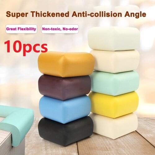 10pcs Table Corner Protector Anti-collision Angle Anti-slip Thicken Table Corner Double-sided Glue Thicker Safety Baby Protector