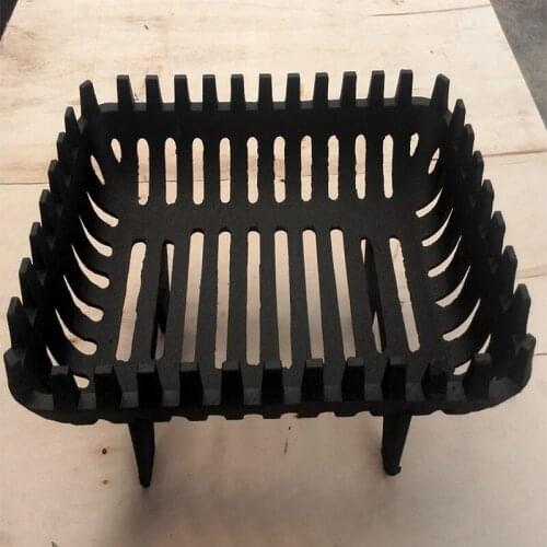 1 cast iron fireplace wood gr for outdoor barbecue firewood basket heater burner household accessories