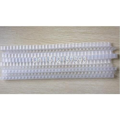 10pcs 370 mm Queen Bee Cell Bar Strip Set Base for Beekeeping With 33 Plastic Queen Cell Cups 10mm ID 13mm Height