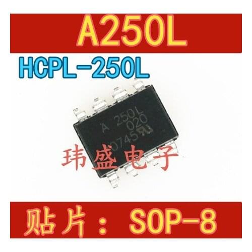 10pcs HCPL-250L A250L SOP-8