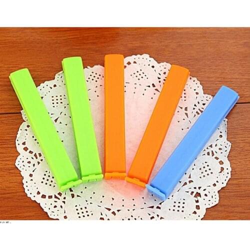 10Pcs/Lot Househould Food Snack Storage Seal Sealing Bag Clips Sealer Clamp Food Bag Clips Kitchen Tool Home Food Close Clip