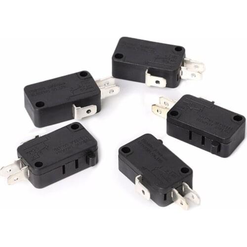 5Pcs 16A 250VAC 0.3A 250VAC Switches Srew Connector Actuator Limit Micro Switch