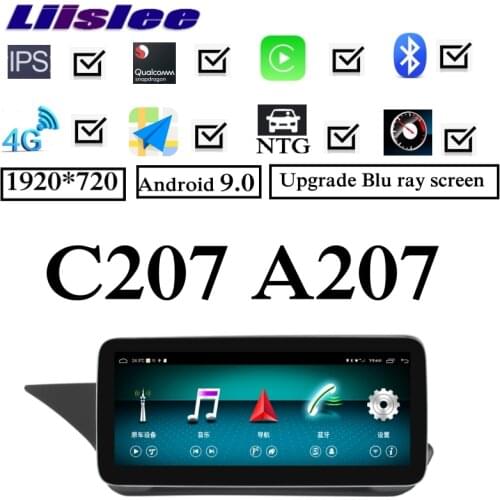 Car Multimedia GPS Audio Radio For Mercedes Benz MB E Class coupe A207 C207 2009 2010 2011~2017 Wireless CarPlay Navigation NAVI