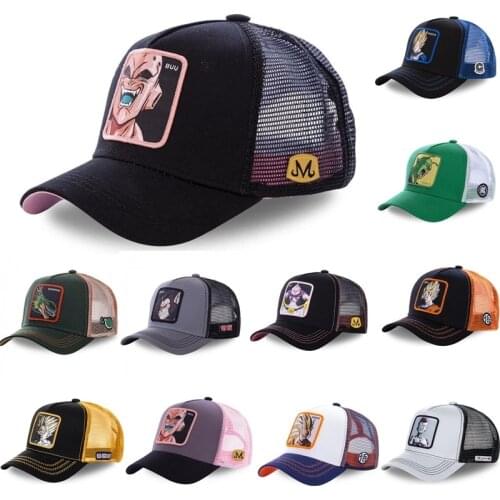 New Brand Goku Super All Styles Snapback Cotton Baseball Cap Men Women Hip Hop Dad Mesh Hat Trucker Hat Dropshipping