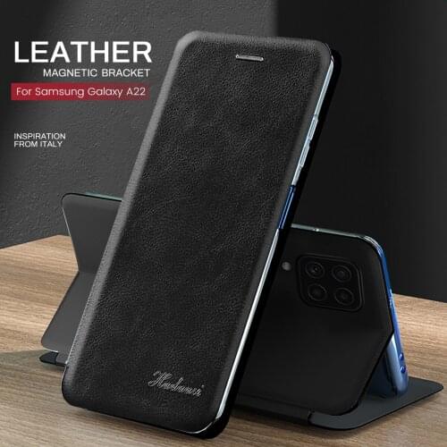 Covers Samung A22 Case Book Style PU Leather Magnetic Stand Flip Para Funda For Samsung Galaxy A22 A 22 2021 4G 5G Protect Shell