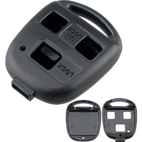 3 Buttons Remote Car Key Shell Case No Blade Fits for Lexus RX300 ES300 LS400 GX460 Toyota Corolla Land Cruiser YARIS CAMRY RAV4