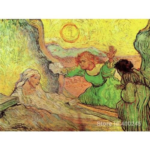 Paintings by Vincent Van Gogh The Raising of Lazarus after Rembrandt wall art Hand painted High quality