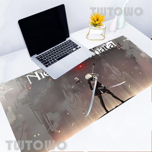 Mouse Pad Nier Automata Keyboard Desk Mat 2mm Thickness Gaming Mouse Pad Large Rubber Mousepad Mouse Mat Desktop Mouse Pad