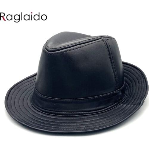 Men Hat Cowboy Real Leather Western Denim Knights Cap Head Circumference 57-60cm Gentlemen Top Unisex Hats