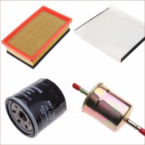 Filter Sets 4Pcs/lot for 2016-2019 Changan CS15 1.5 Air Filter Cabin Filter Oil Filter Fuel/Gas Filter