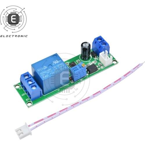 DC 12V Normally Open Trigger Delay Relay 0-60 Seconds Timer Delay Switch Relay Module Timer Control Switch Relay Module