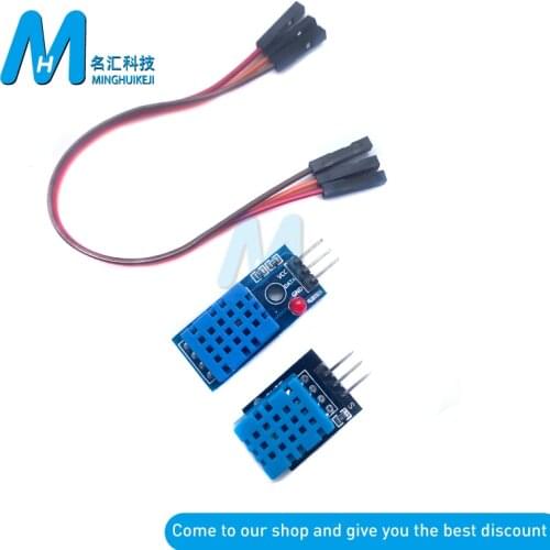 New DHT11 Digital Temperature Humidity Sensor DHT11 LED Modules Electronic Building Blocks with Dupont Line for Arduino