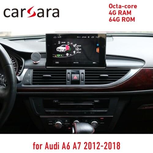 4G ram Android screen update for Aud i A6 A7 2012 to 2018 head unit radio touch GPS Navigation stereo dash multimedia player