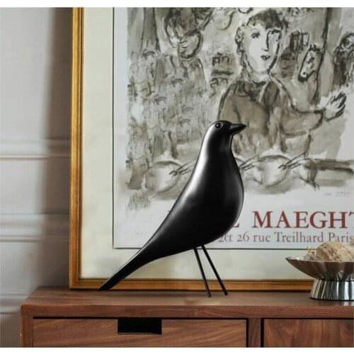 BUF RESIN CRAFT BIRD FIGURINE STATUE OFFICE ORNAMENTS SCULPTURE HOME DECORATION ACCESSORIES BIRD SCULPTURE