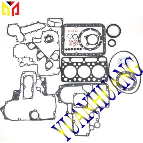 D1503 Engine Full Gasket Kit Overhual Set For KUBOTA Excavator Tractor Diesel Cylinder Head Valve Seal