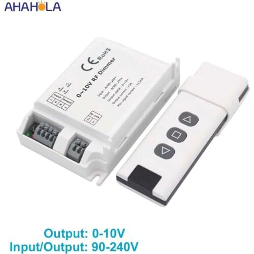 RF Led Dimmer 220v Remote Control Output 0-10v Light Dimmer 220v Dimmer Led 220v Lamps Input AC 110V 220 V