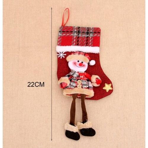 Christmas Stocking Large Capacity Indeformable 3D Christmas Tree Hunging Xmas Stockings Decorations Festival Decor Socks